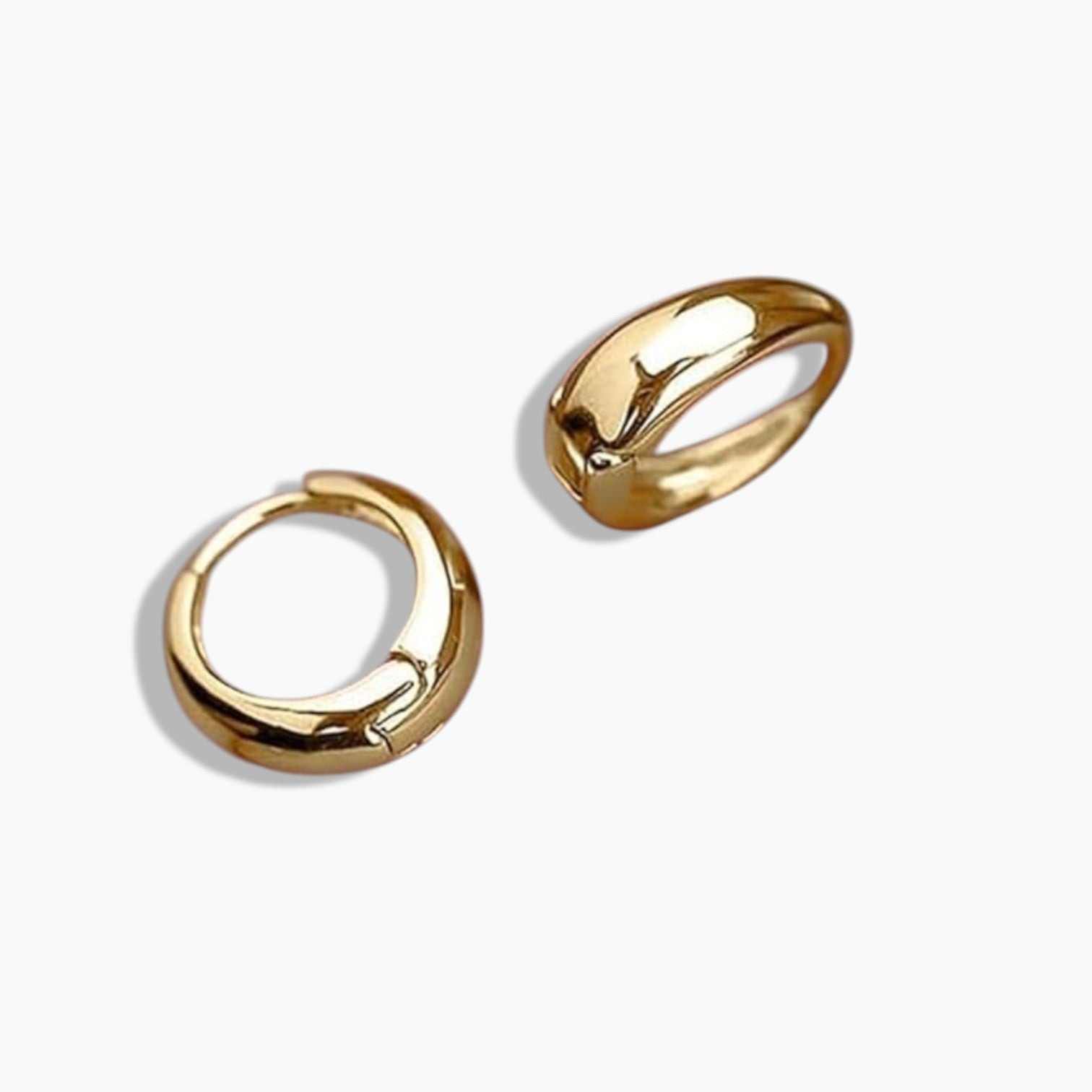 Bold Chunky Hoop Earring Trio Set