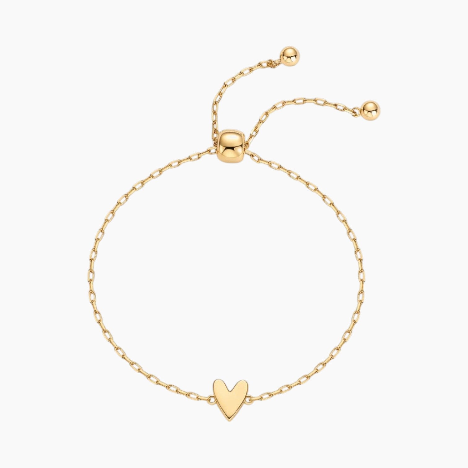 Meaningful Heart Duo Charm Bracelet Set