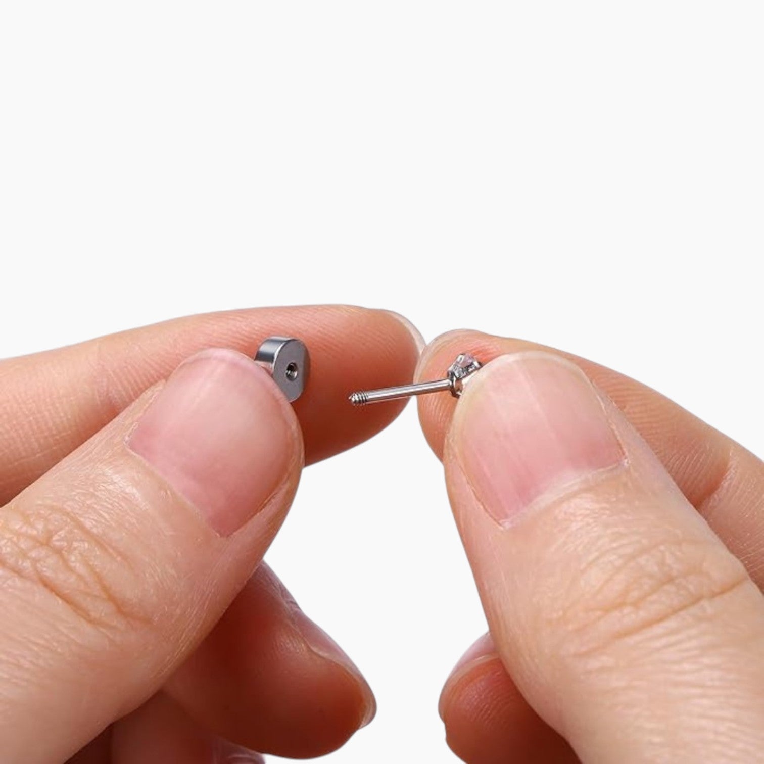 Seven Pair Flat Back Stud Earrings Set
